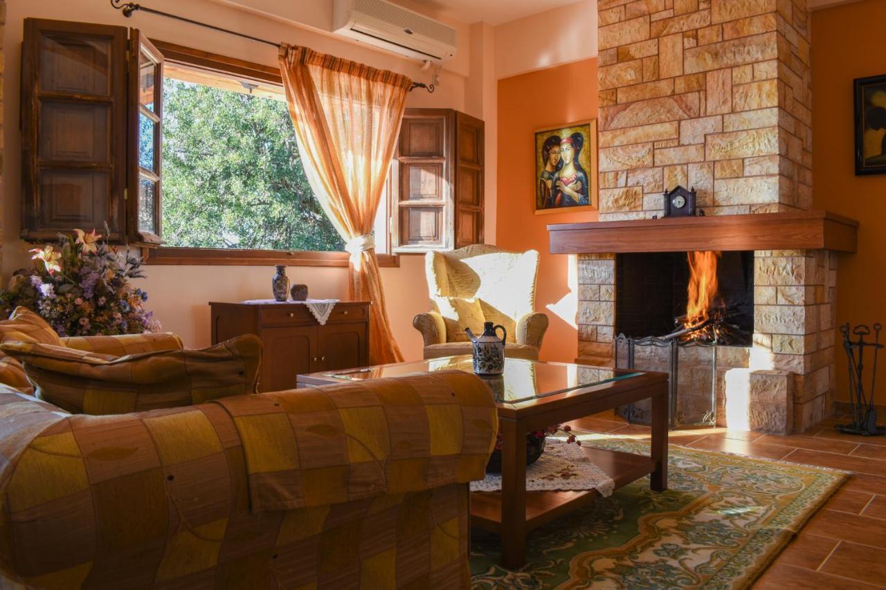 Amber Seaview Villa By The Olive Groves Kalamata Exterior foto